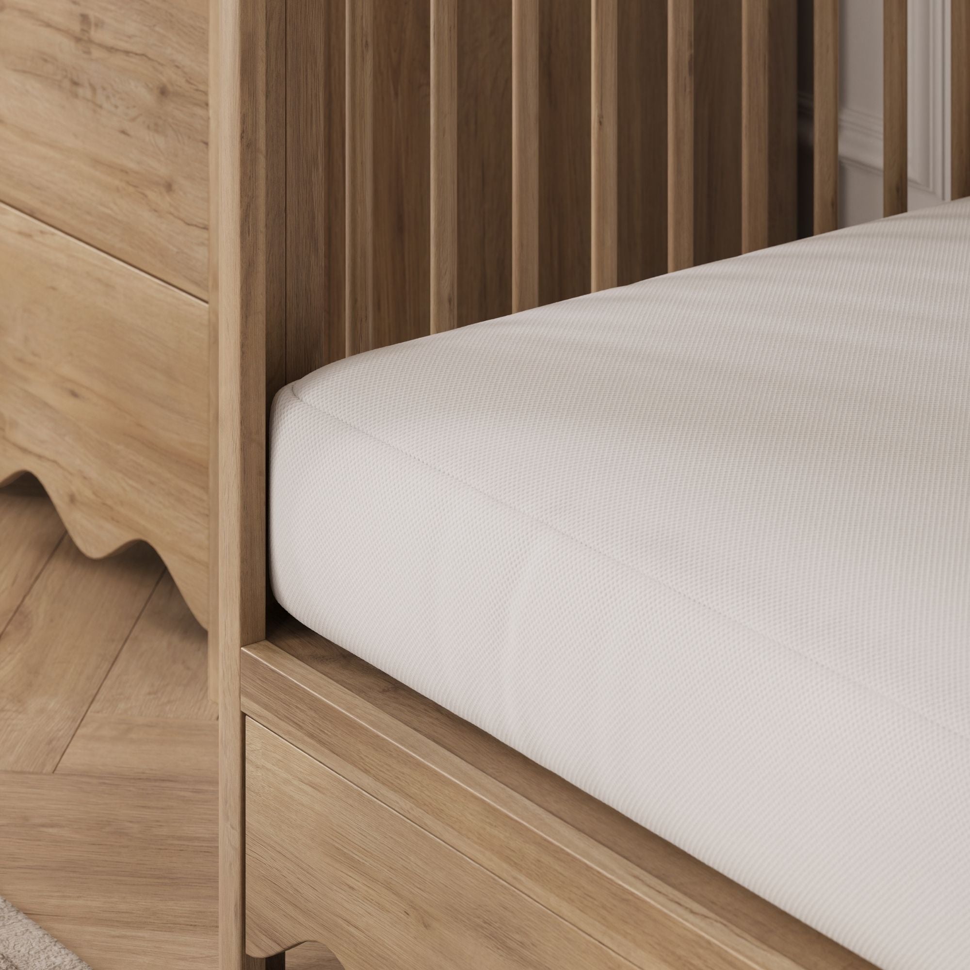 Breathable Organic 2-Stage Baby Crib Mattress