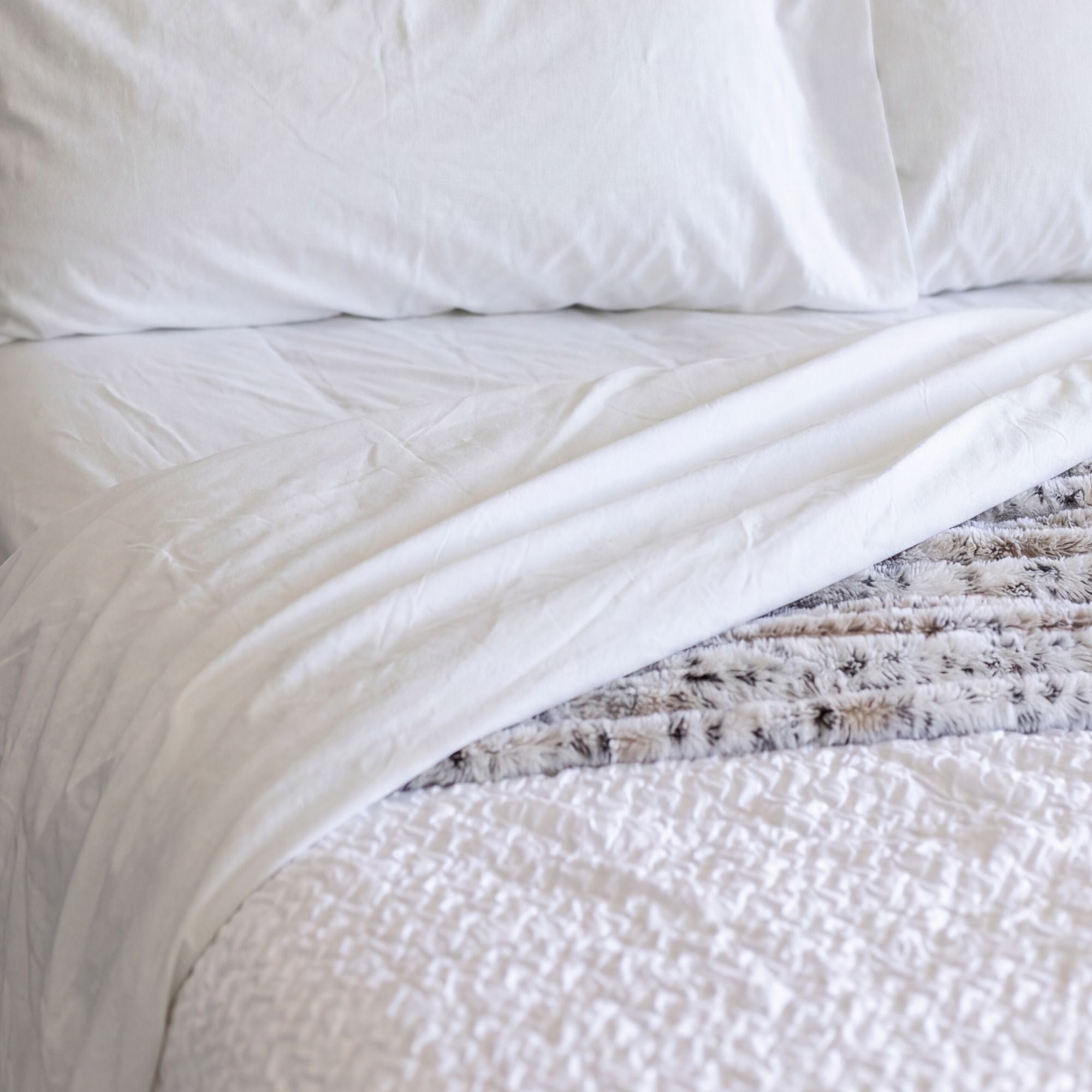 Final Sale! Organic Cotton Percale Flat Sheet