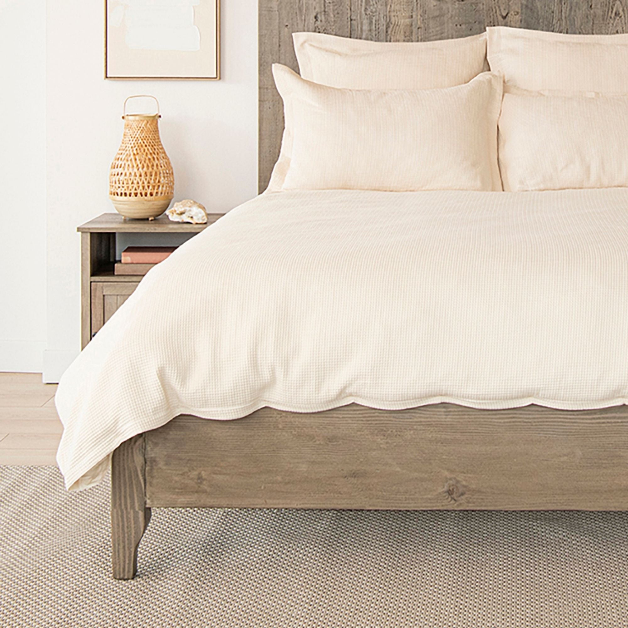 Final Sale! Organic Cotton Waffle Duvet Cover