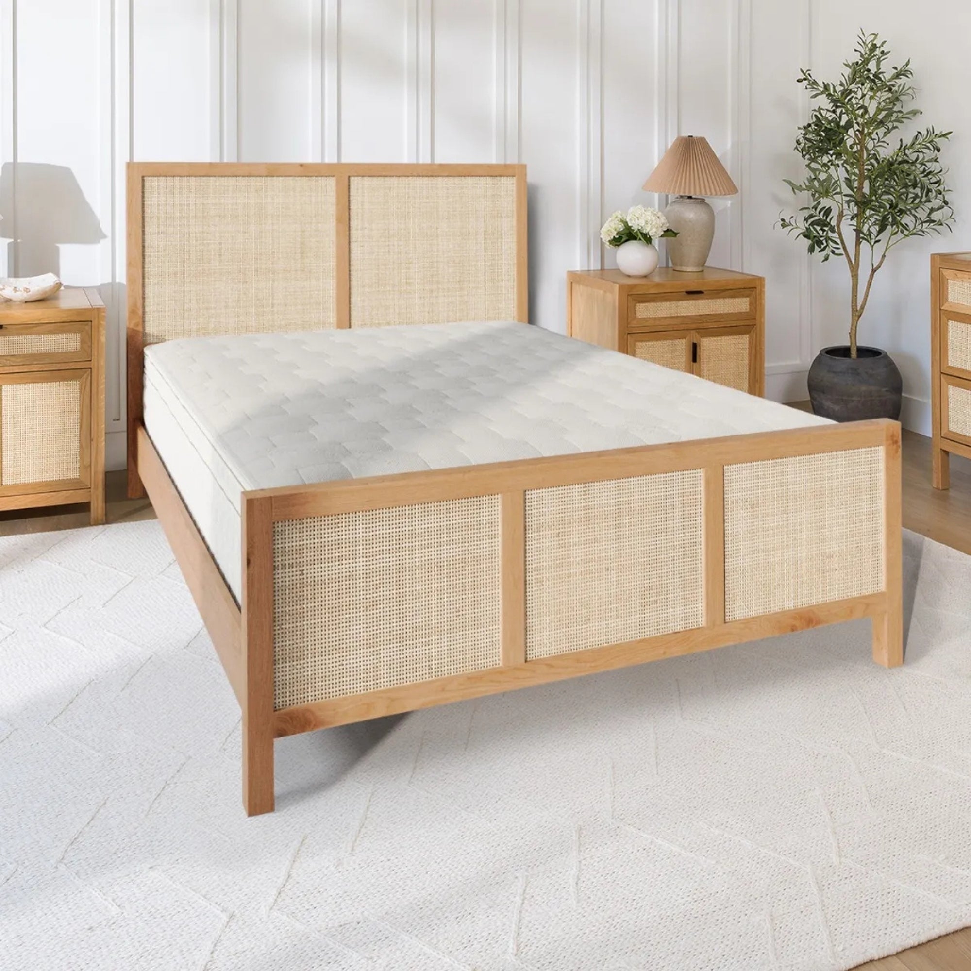 Arienzo FSC®-Certified White Oak Bed Frame