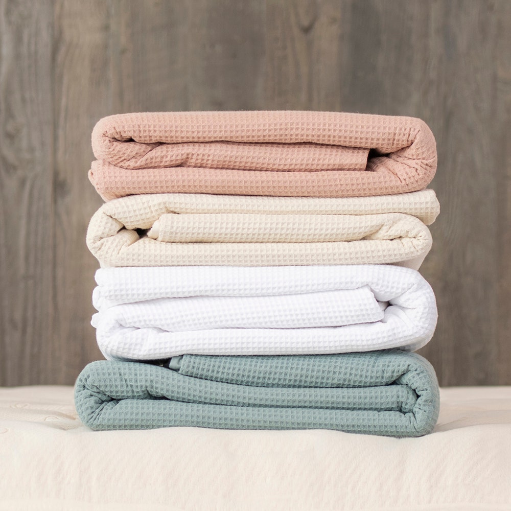 GOTS Waffle Baby Blanket Best Baby Blankets Naturepedic