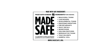 Made Safe Logo Certification - made with safe ingredients