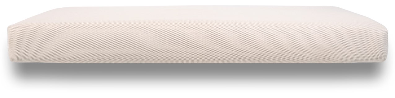 Side view of breathable crib mattress