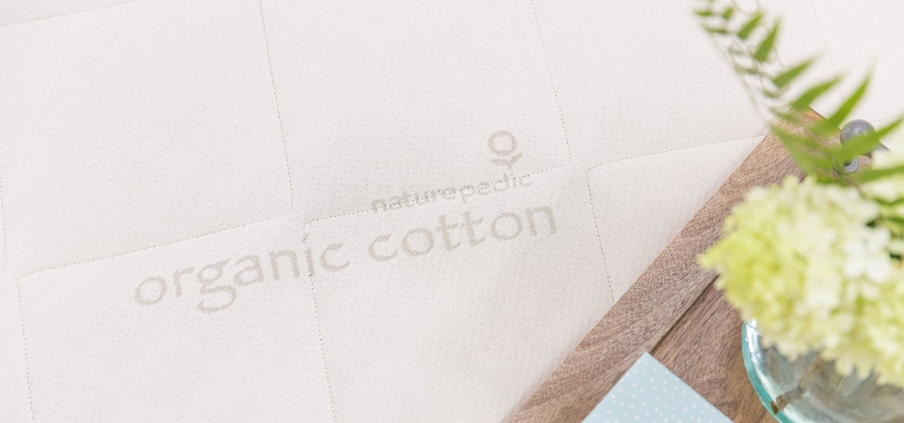 Naturepedic GOTS certified organic mattress made without GMO cotton