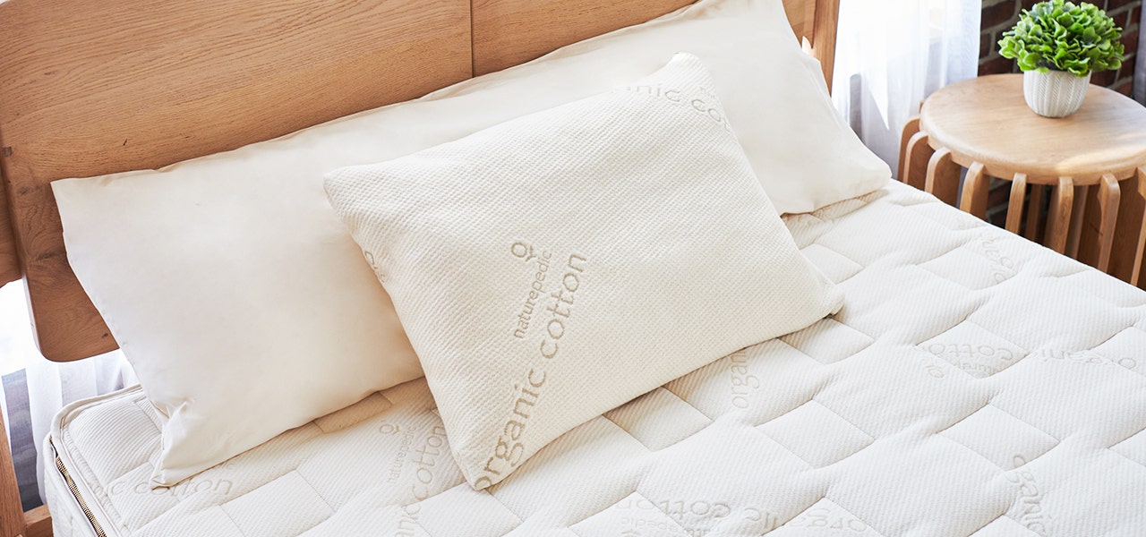 Naturepedic's redesigned Organic Cotton/PLA pillow