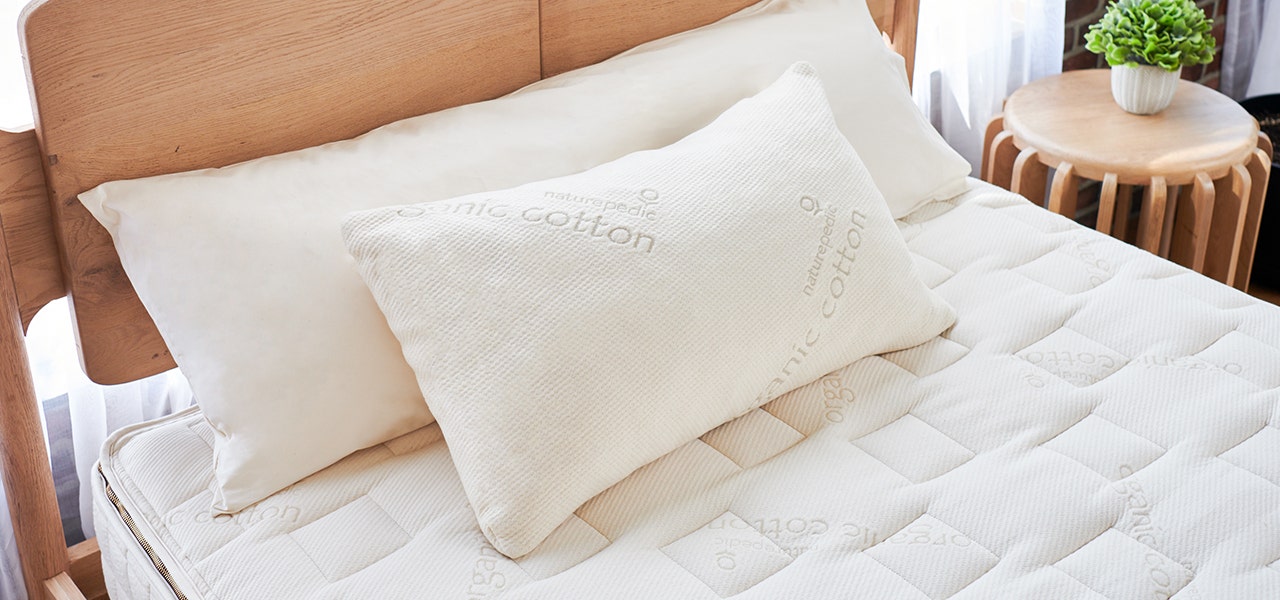 Updated Organic Adjustable Pillow from Naturepedic