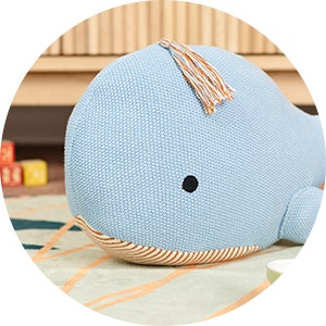 naturepedic stuffed animal wade the whale