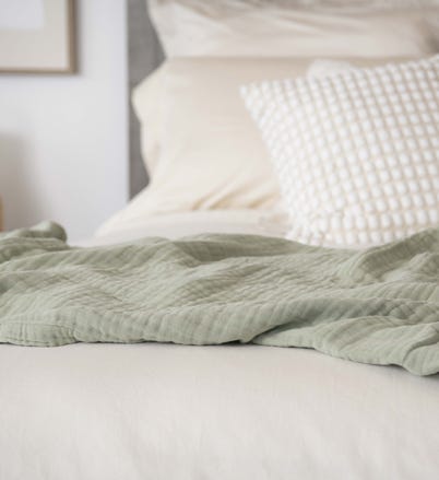 Shop Organic Cotton Muslin Duvet Cover