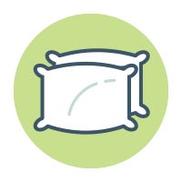 organic cotton/PLA pillows