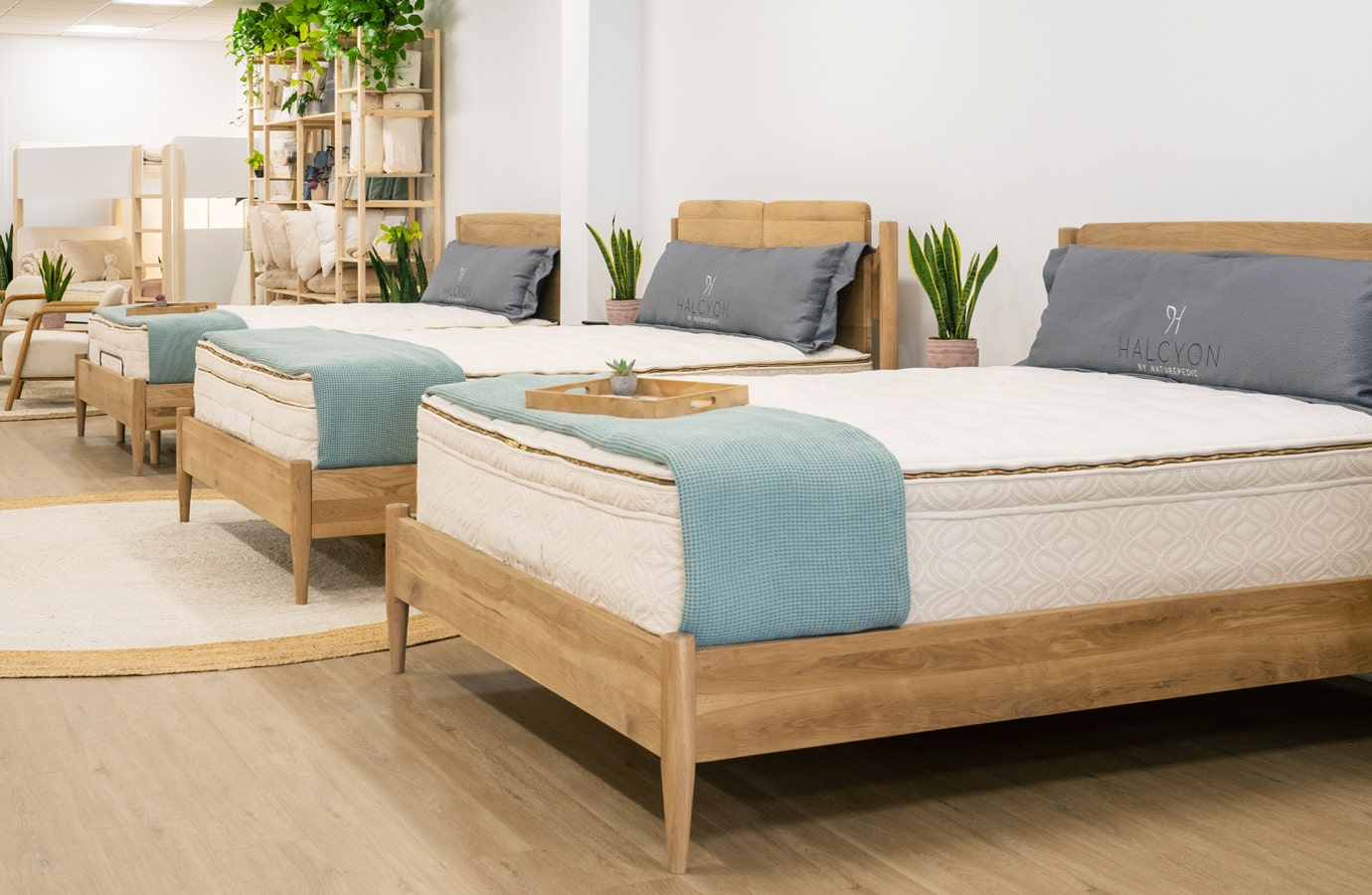 Inside of Organic Mattress and Bedding Store