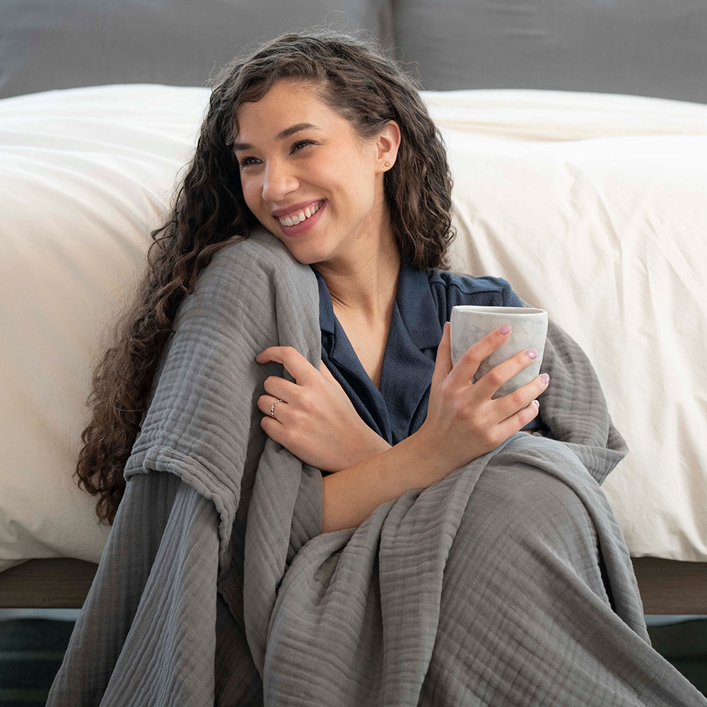 GOTS Certified Muslin Blanket Muslin Blankets Naturepedic
