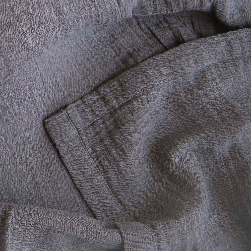 Closeup of muslin fabric