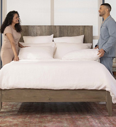 Shop Organic Linen Sheets + Pillowcases