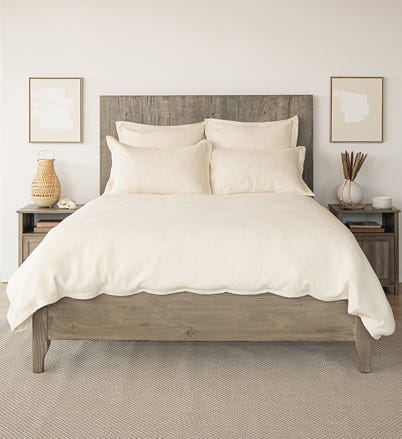 Shop Organic Cotton Waffle Duvet Cover