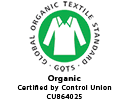 GOTS Logo - Certified Organic by Control Union 864025